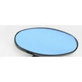 thumbnail image 2 of Drag Specialties Mirror Stealth II Chrome/Blue Sapphire (DS-302167), 2 of 2