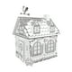 thumbnail image 5 of Oficina y papelería Casa de juegos navideña DIY Fácilmente plegable para almacenamiento Casa para colorear para niños Fortaleza Actividades familiares Colorea tus propias manualidades Rompecabezas de, 5 of 8