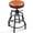 Light Brown, variant on Yaheetech Industrial Faux Leather Bar Stool for Kitchen, Black