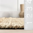 thumbnail image 2 of nuLOOM Blakley Textured Plaid Jute Area Rug, 5' x 8', Blakley Natural, 2 of 9