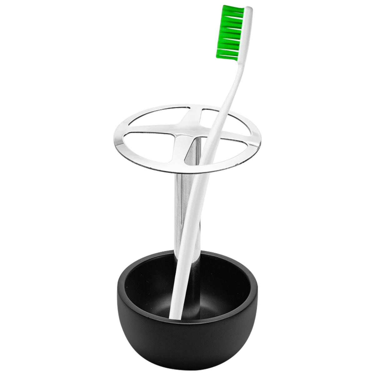 Toothbrush Holder Stand Stainless Steel Divided Toothbrush Storage Rack