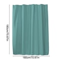 thumbnail image 5 of Djiypn Fabric Shower Curtain, Shower Curtain with 12 Hooks, Heavy Duty, Hotel Style, Water Repellent, Soft Cloth Shower Curtain, 72 x 72 Inches(Green), 5 of 6