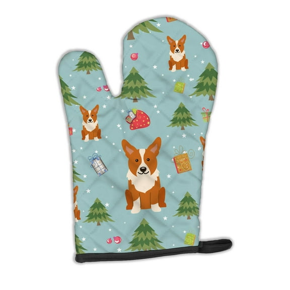 Christmas Corgi Oven Mitt