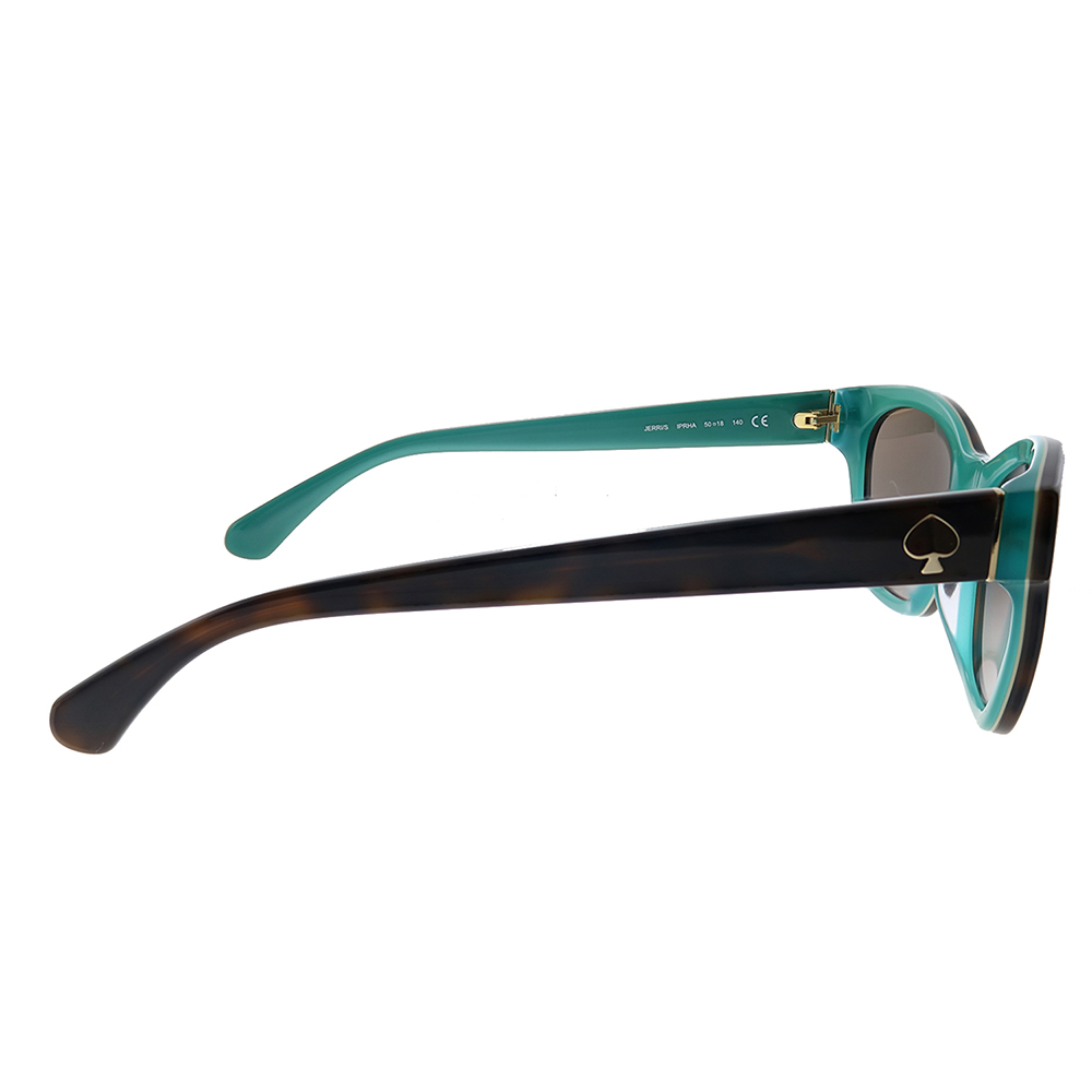 Kate Spade KS Jerri/S Plastic Womens Cat-Eye Sunglasses Havana Blue 50mm Adult