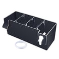 thumbnail image 4 of Xuanheng Aquarium Filter Box Drawer Drip Tray Filtration Box Fish Tank Top Filter Box Black 24x10.5x10cm, 4 of 8