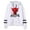 White, variant on Keshi Monster Logo Merch Pocketless Parallel Bars Sleeve Streetwear Hooded Sweatshirts