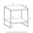thumbnail image 6 of Furinno Camnus Modern Living 2-Tier End Table, Americano, 6 of 6