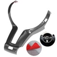 thumbnail image 3 of Embellecedor del volante ABS ANGGREK Estilo fibra de carbono para F20 F21 F30 F32 X5 X6 M-Sport, 3 of 8