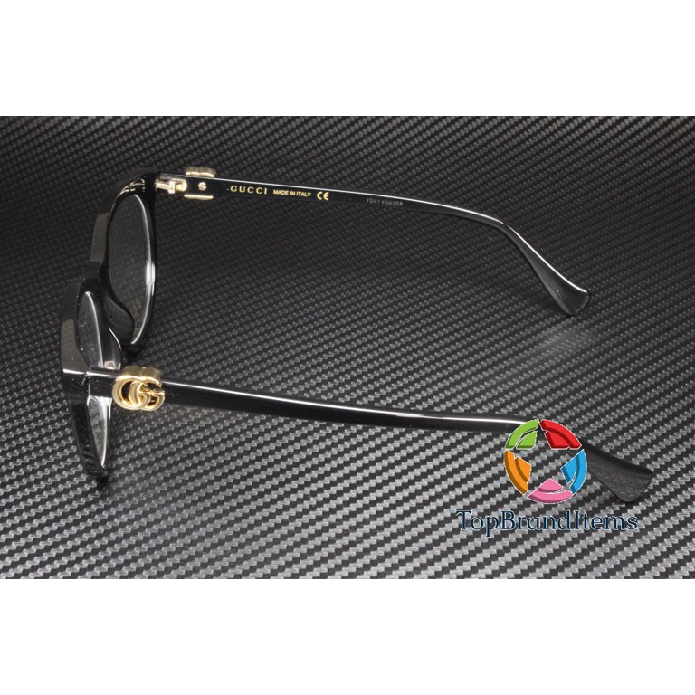 GUCCI GG1074O 004 Cat Eye Black Shiny Demo Lens 53 mm  display picture 2