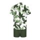 thumbnail image 5 of Mens Camisas de Manga Larga Casual Elegante Cuadrado Girar Hacia Abajo Cuello Botón Blusa, Verano de Spandex, 5 of 5