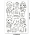 thumbnail image 4 of Medical Clear Stamp Doctor Words Silicone Stamp Cards Rabbit Mice Pattern Rubber Stamps Transparent Stamps for Card Making Photo Album Decoration and DIY Scrapbooking, 4 of 7