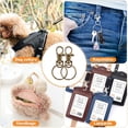 thumbnail image 2 of Goyunwell Small Lobster Clasp 40 swivel snap hooks and 40 jump rings Antique Brass Swivel Snap Keychains, 2 of 7