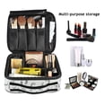 thumbnail image 2 of FORMRS Travel Makeup Bag Large Capacity Train Case Cosmetic Organizer with Adjustable Dividers, Green Dinosaur Pattern, 2 of 8