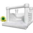 thumbnail image 3 of Connsann 13ft White Bounce House White Jumper Castle with Air Blower  for  Wedding Kids Birthday Party (13x13x10ft White), 3 of 5