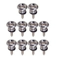 thumbnail image 1 of 10 piezas clavijas de bloqueo de correa de guitarra shamjiam para guitarra eléctrica ukelele acústica Plata botón de correa de ukelele, 1 of 9