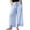 Blue, variant on Lace Wide Leg Pants for Women 2026 Spring Summer Cropped Lightweight Casual Pants with Pockets