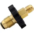 thumbnail image 2 of Hooshing Soft Nose POL Propane Gas Fitting LP 1/4" NPT Male & Adapter, Brass, 2 of 5