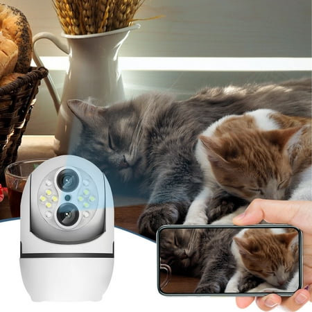 Outdoor Security Camera Dual Cameras Dual Light Source 10x Zoom HD 720p With E27 Lamp Holder Wide Voltage Adaptation 2.4G Wifi Camera