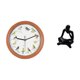 thumbnail image 5 of Reloj De Pared Con Pájaro Melódico Y Estatua De Pensador Abstracto, Reloj Colgante Decorativo Para Cocina, Sala De Estar, Estantería De Oficina, Decoración Del Hogar, 5 of 8
