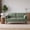 Green, variant on 64" Modern Chenille Loveseat Sofa, 2-Seater Upholstered Couch with Solid Wood Legs for Living Room, Gray