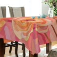 thumbnail image 5 of Yayeee Tablecloths 60" x 90" Rectangle Wrinkle Resistant Party Table Cover, Pink Flowers, 5 of 8