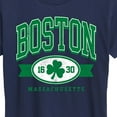 thumbnail image 3 of Instant Message - Boston Mass Clover -Women's Short Sleeve Graphic T-Shirt, 3 of 6