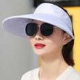 thumbnail image 7 of RUIG Ladies Summer Hats Sun Visor Hats For Women Large Brim Hat Large Brim Casual Peaked Cap Summer Beach Cap, 7 of 7