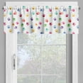 thumbnail image 4 of Ambesonne Colorful Valance & Curtain, Animal Footprints, 55"x45", Multicolor, 4 of 6