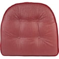 thumbnail image 3 of Non-Slip Tufted Chair Cushions for Dining Room, Kitchen and Office Use, U-Shaped Skid-Proof Seat Pad, 15x16 Inches, 6 Pack, Red, 3 of 5