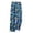 Blue, variant on Flannel Pajama Women's Soft Fuzzy Cute Plaid Pj Pants Comfy Wide Leg Lounge Sleepwear with Pockets