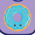 thumbnail image 4 of Inktastic Blue Donut Boys or Girls Baby Bib, 4 of 4