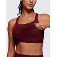thumbnail image 5 of CRZ YOGA Butterluxe Racerback Sports Bras for Women Padded Y-Back Longline Workout Yoga Tops, 5 of 6
