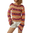 thumbnail image 2 of Binpure Ladies Long Sleeve Casual Knitwear, Autumn Short Pullover Sweater, 2 of 9