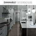 thumbnail image 3 of Luxrite A19 LED Dimmable Light Bulbs 15W 100 Watt Equivalent 5000K Bright White, 1600 Lumens, E26, 12-Pack, 3 of 7