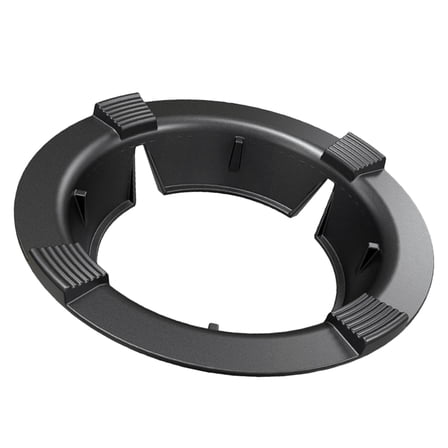 Raindrops Gas Hob Pan Support Wok Ring Black 1Pcs 10.2X10.2X3.1in