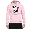thumbnail image 2 of Wild Bobby, If It's Not a Border Collie It's Just a Dog Gift | Mens Dog Lover Hooded Sweatshirt Graphic Hoodie, Light Pink, Medium, 2 of 3