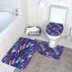 thumbnail image 3 of Juego de alfombras de baño de 3 piezas Bills Team Alfombra antideslizante para baño 31,5 x 20 pulgadas, 3 of 7