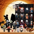 thumbnail image 5 of El calendario de llegada de muñecas de Halloween contiene 24 regalos, el calendario de llegada de personajes terroristas de halloween, el calendario de cuenta atrás de Halloween y los juguetes, 5 of 5