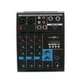 thumbnail image 3 of 4-Channel USB Audio Mixer with Built-in Sound Card, Bluetooth, Reverb Effects & USB/BT Connectivity - Compact 4CH Mixing Board for Home, Stage, DJ, Broadcasting & Video Dubbing - Includes USB Cable,, 3 of 7