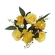 thumbnail image 1 of 20 Cm Pilar Vela Anillos Guirnalda Guirnalda Centros de Mesa Floral Artificial para La Decoración de La Boda , AMARILLO, 1 of 9