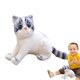 thumbnail image 4 of Gatos de colección de muñecas de animales linda figura adorable peluche animal gato juguete para niñas niños adultos, 4 of 8