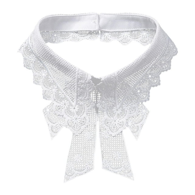 Accesorios versátiles de cuello falso de encaje de las mujeres Collar falso para la blusa del suéter Estilo B