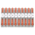 thumbnail image 4 of 10 Sets Din Rail Terminal Block Connector Block Electrical Screw Terminal Block, 4 of 9