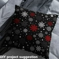 thumbnail image 2 of Homewish Teens Christmas Snowflake Fabric by the Yard 1 Yard, Western Festival Room Decor Fabric by the Yard, Cycle Polkadots Sewing Fabric, Breathable Home Decor, 2 of 6