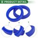 thumbnail image 5 of Sello de Aceite Universal UN Lip Sello Anillo Sello de Eje Rotativo 40x50x10mm Alta Presión TPU Azul 5 Pcs, 5 of 7