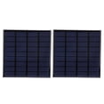 thumbnail image 3 of Panel Solar De 2W Panel Solar Cargador De Panel Solar Batería De Polisilicio Juguetes Luces Solares Para Césped Para Energía Solar Luces Solares Para Paisajes Cargadores Solares EOTVIA No, 3 of 7