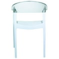 thumbnail image 6 of Compamia Carmen Patio Dining Chair with White Seat in Clear, 6 of 9