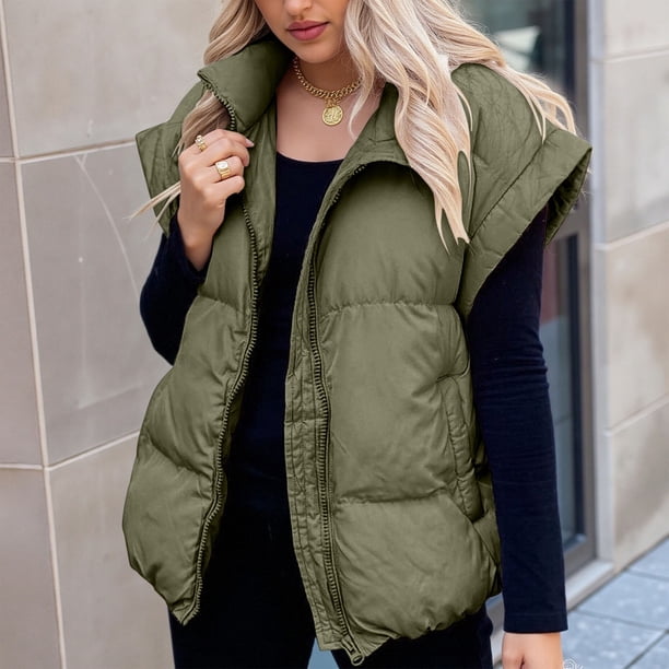 Sudadera con capucha y manga larga para mujer, con cuello de cremallera y abrigo