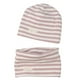 thumbnail image 2 of Conjunto de gorro y bufanda de lazo para bebés, niños y niñas, gorros tejidos de algodón suave para niños, gorro y bufandas con cuello para niños pequeños, 2 of 8