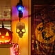 thumbnail image 4 of Luz nocturna de calavera LED con decoración de calavera gótica de Halloween para fiesta de club (UE), 4 of 8
